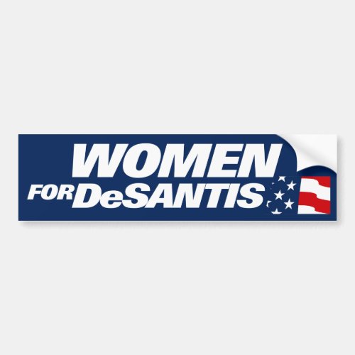 Women For DeSantis 2024 Bumper Sticker