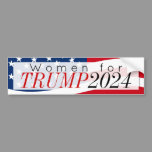 Women for Donald Trump 2024 Bumper Sticker