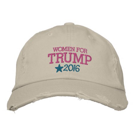 Women For Donald Trump - President 2016 Embroidered Baseball Cap