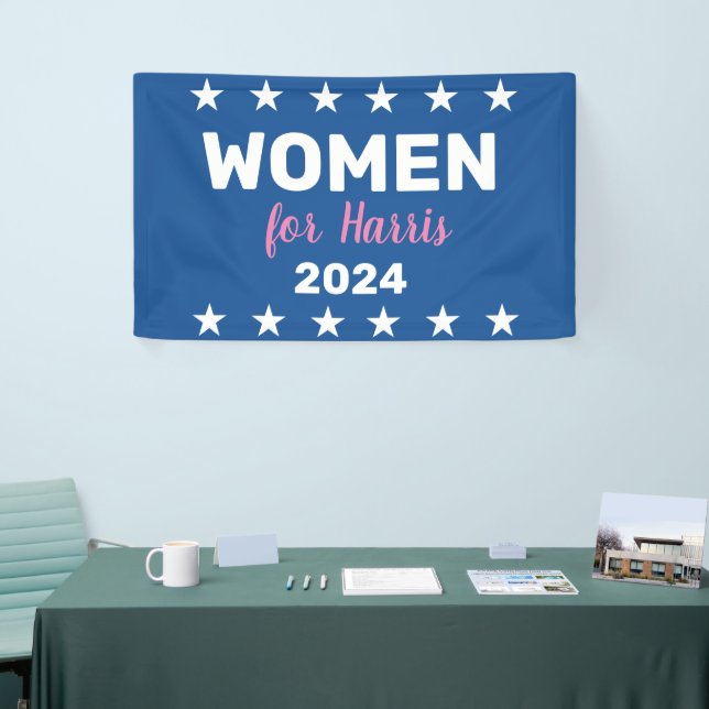 Women For Harris   Banner (Tradeshow)