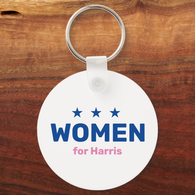Women For Harris  Keychain (Back)