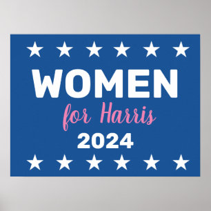 Women For Harris Poster