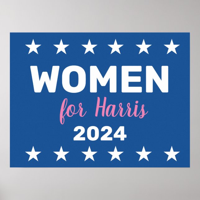 Women For Harris  Poster (Front)