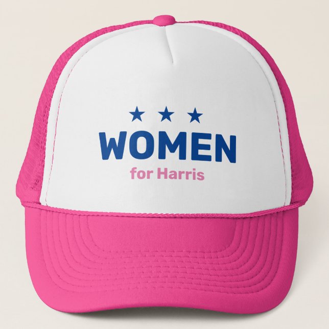 Women For Harris  Trucker Hat (Front)