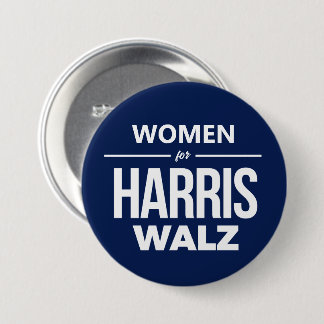 Women for Harris Walz Button