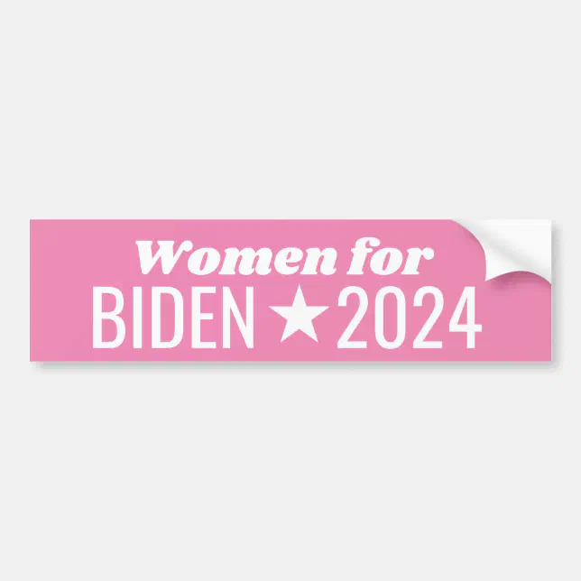 Women for Joe Biden 2024 Bumper Sticker Zazzle