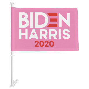 Women for Joe Biden Kamala Harris 2020 Red pink Car Flag