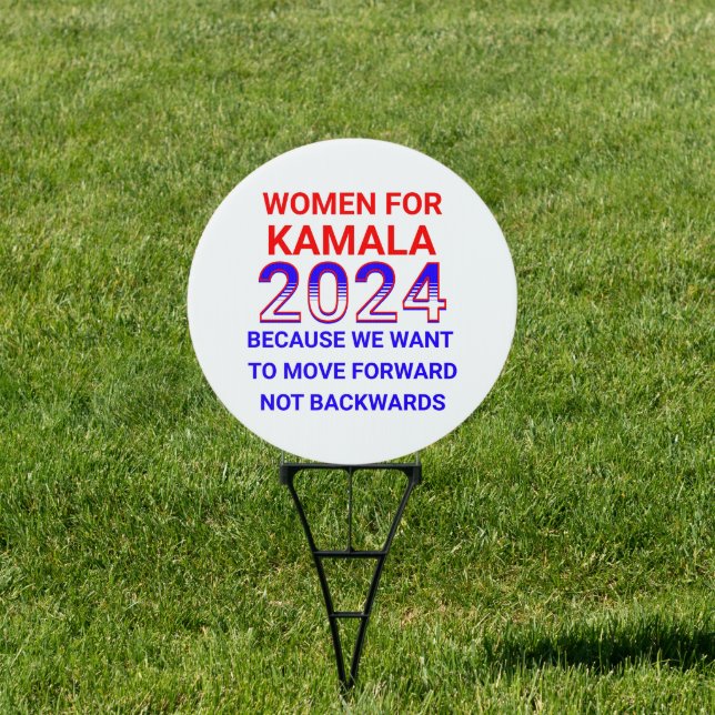Women for Kamala Harris 2024 Election Sign (Insitu)