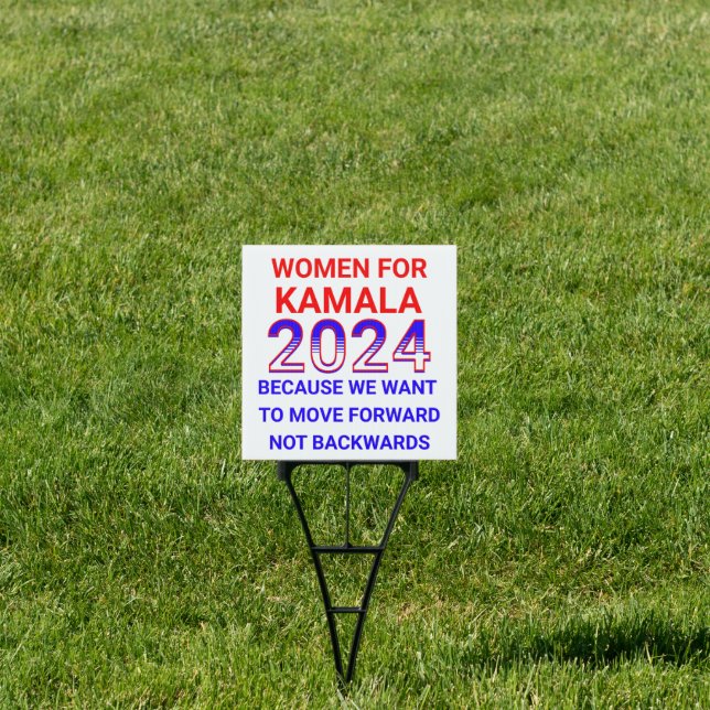 Women for Kamala Harris 2024 Election Sign (Insitu)