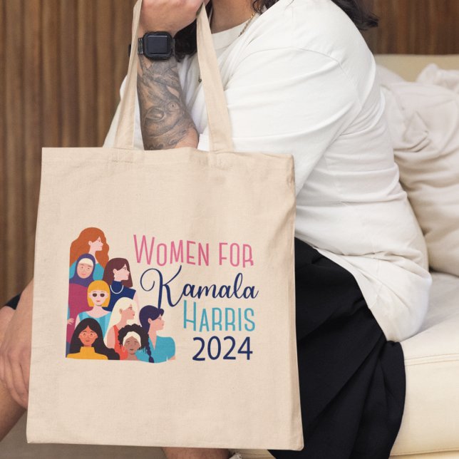 Women for Kamala Harris 2024 Election Tote Bag (Creator Uploaded)