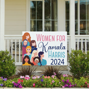Women for Kamala Harris 2024 Election Yard Sign