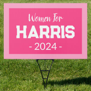 Women For Kamala Harris Sign