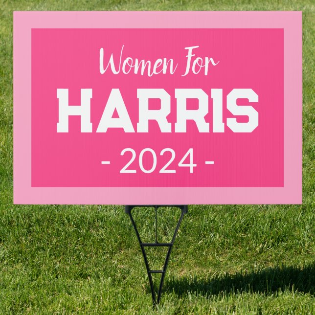 Women For Kamala Harris Sign (Insitu)