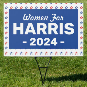 Women For Kamala Harris Sign