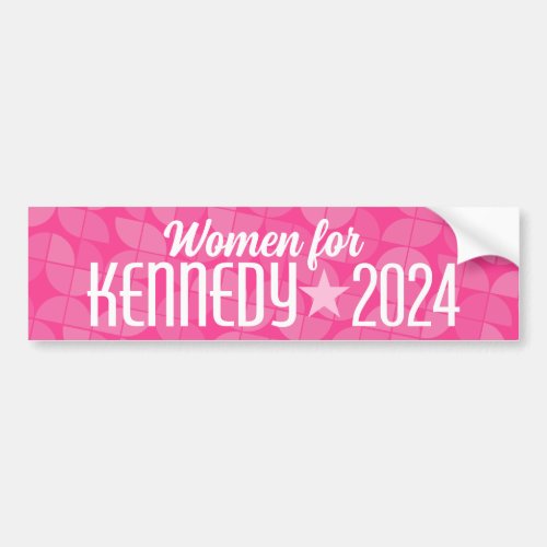 Women for Kennedy 2024 Heal the Divide Bumper Sticker