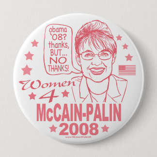 Women for McCain Palin 2008 Pinback Button