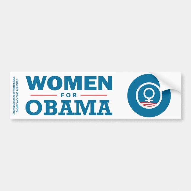 Women for Obama Bumper Sticker (Front)
