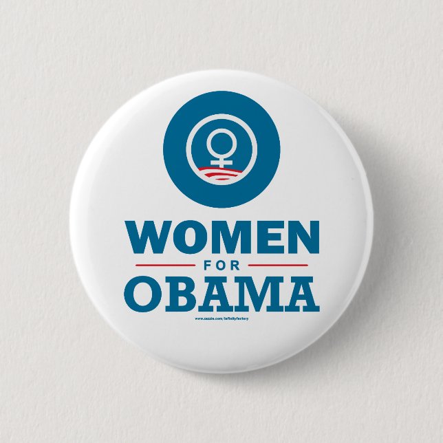 Women for Obama Button (Front)