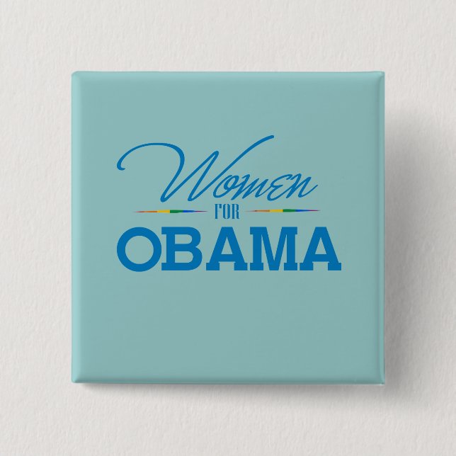 Women for Obama Button (Front)