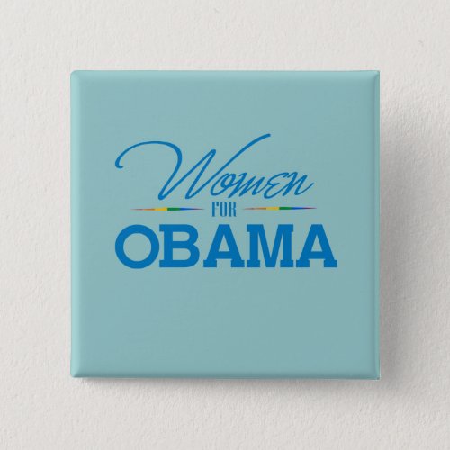 Women for Obama Button