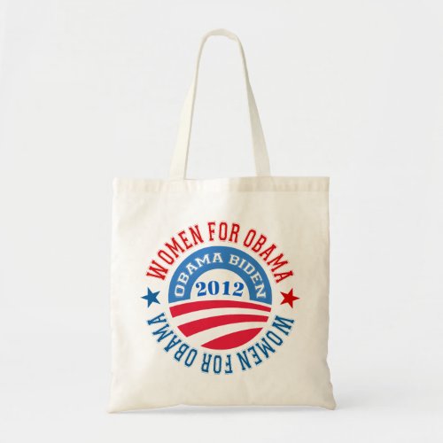 Women For Obama_Obama Biden 2012 Tote Bag