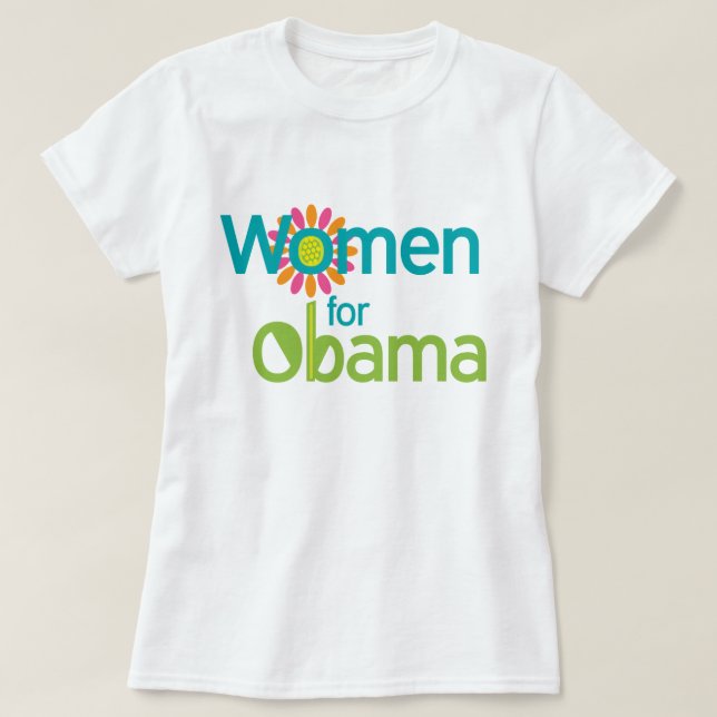Women for Obama T-Shirt (Design Front)