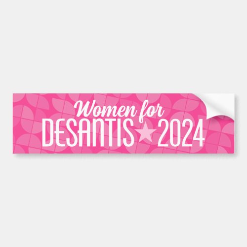 Women for Ron DeSantis for President 2024 Bumper Sticker