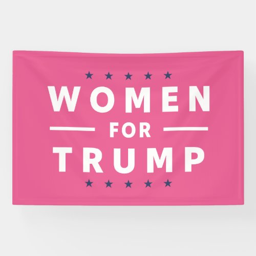 Women For Trump 2024 Banner
