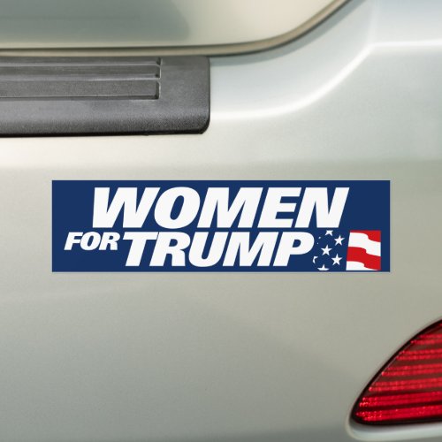 Women For Trump 2024 Bumper Sticker
