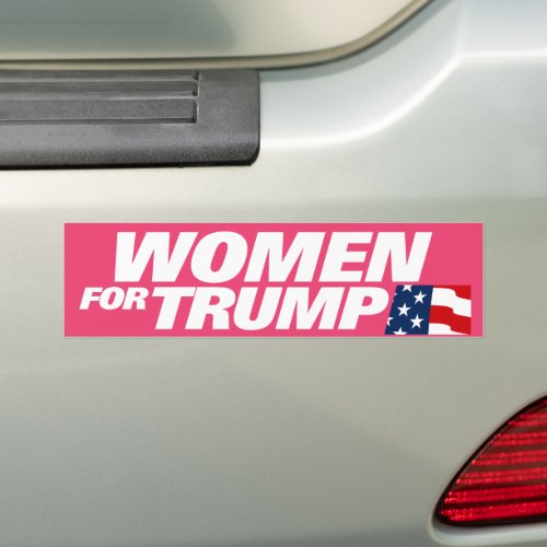 Women For Trump 2024 Bumper Sticker