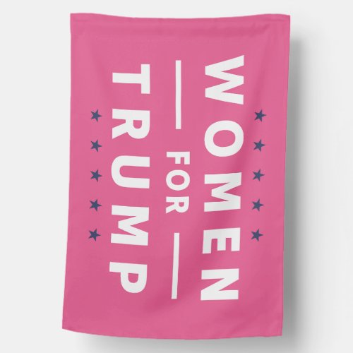 Women For Trump 2024 House Flag