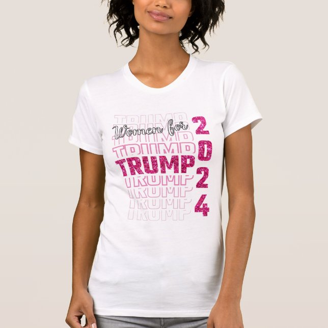 Women For Trump 2024 T-Shirt (Front)