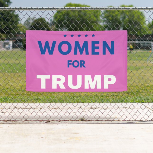 Women For Trump 2026 Banner (Insitu)