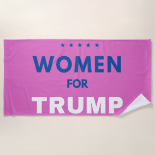 Women For Trump 2026 Beach Towel