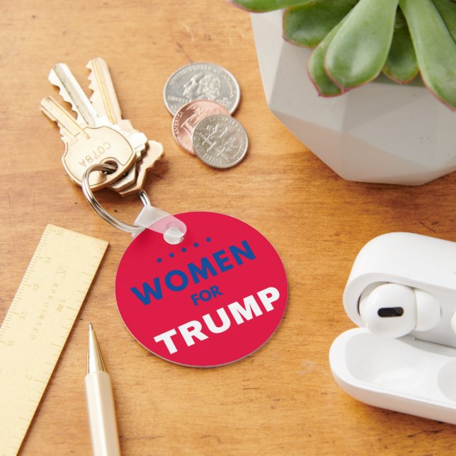 Women For Trump 2026 Keychain (Desk)