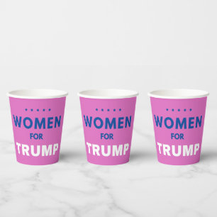 Women For Trump 2026 Paper Cups