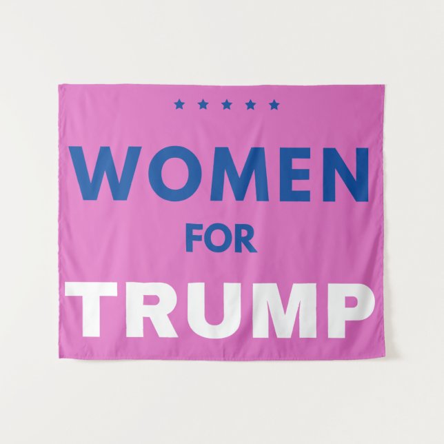 Women For Trump 2026 Tapestry (Front (Horizontal))