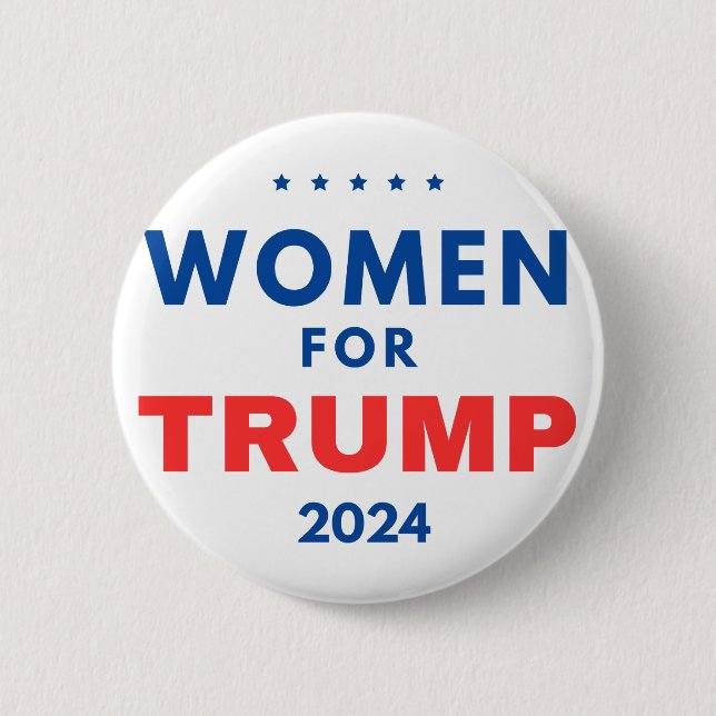 Women For Trump  Button (Front)
