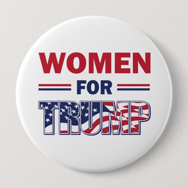 Women for Trump Button (Front)