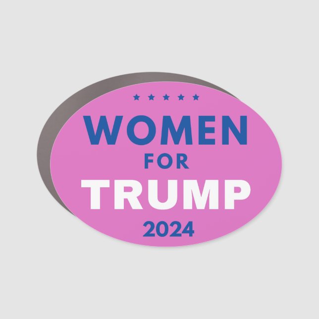 Women For Trump  Car Magnet (Front)