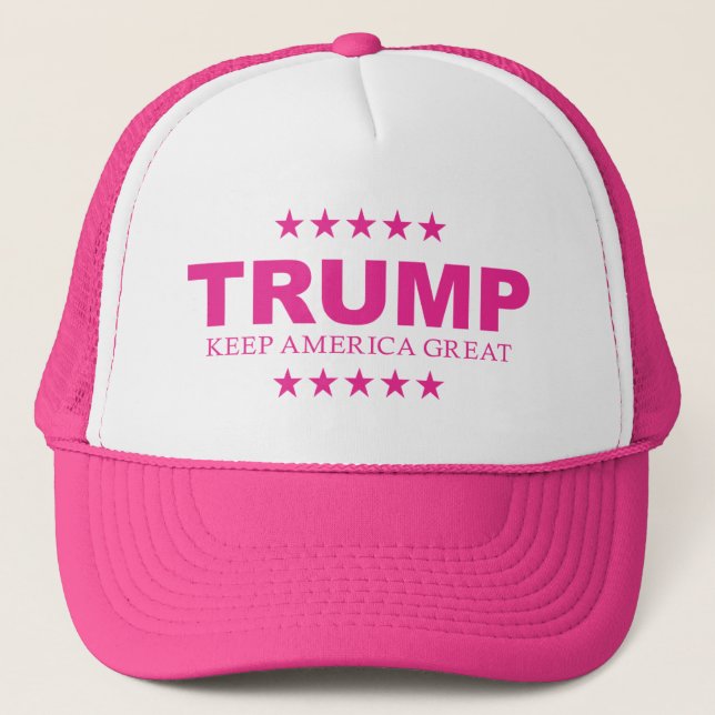Women for Trump for President Election Merch Hat (Front)