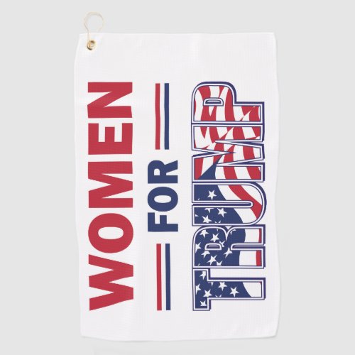 Women For Trump Golf Towel