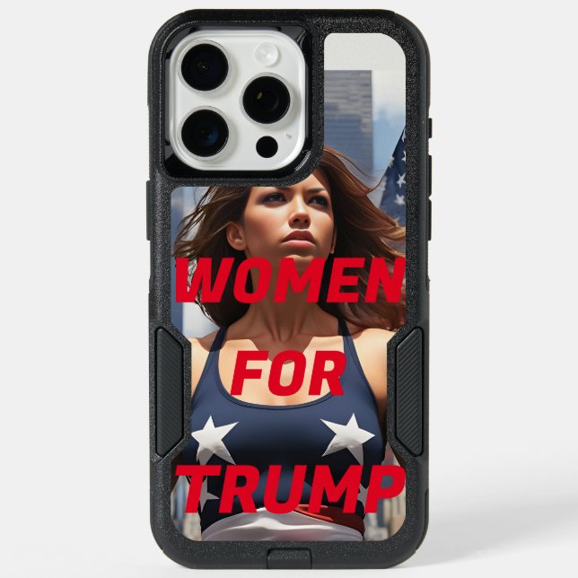 WOMEN FOR TRUMP iPhone 15 PRO MAX CASE (Back)