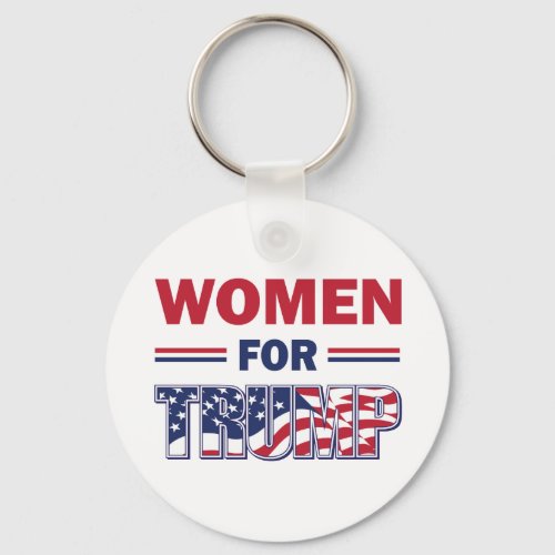 Women for Trump Keychain