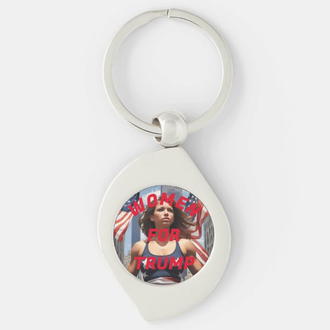WOMEN FOR TRUMP KEYCHAIN (Front)