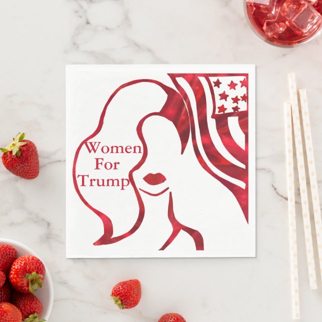 WOMEN FOR TRUMP NAPKINS (Insitu)