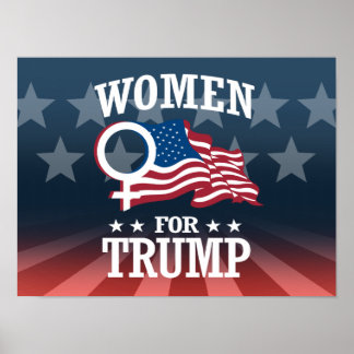 WOMEN FOR TRUMP POSTER