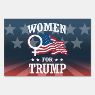 WOMEN FOR TRUMP SIGN