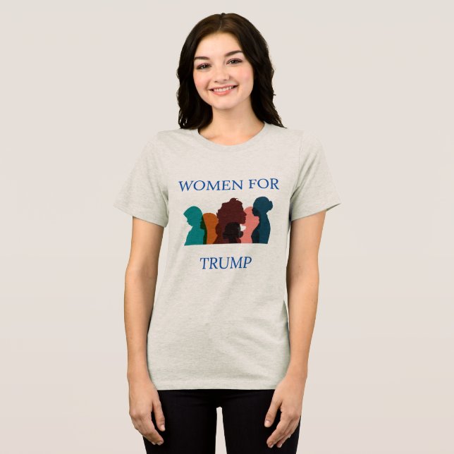 Women for Trump Tri-Blend Shirt (Front Full)