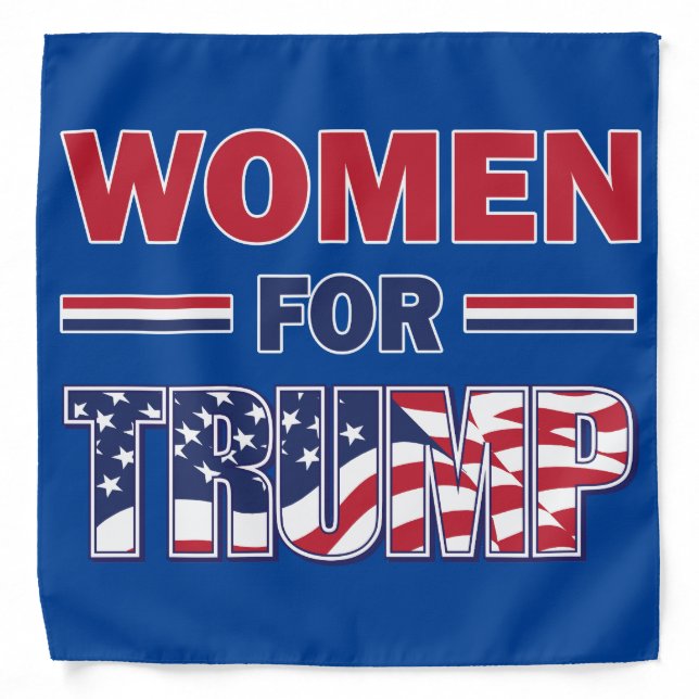 Women for Trump - Trump 2020 Bandana (Front)